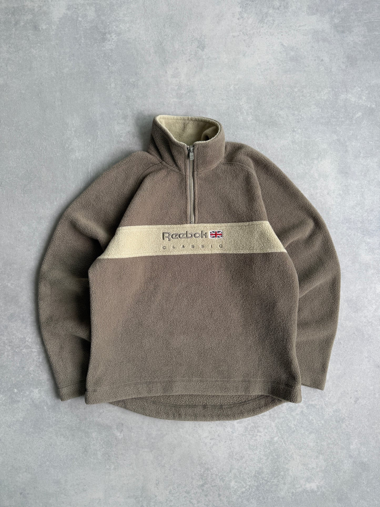 Reebok vintage 1/4 zip muška fleece dukserica (XS)