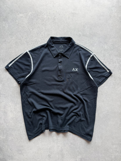 Armani Exchange muška crna polo majica (XL)