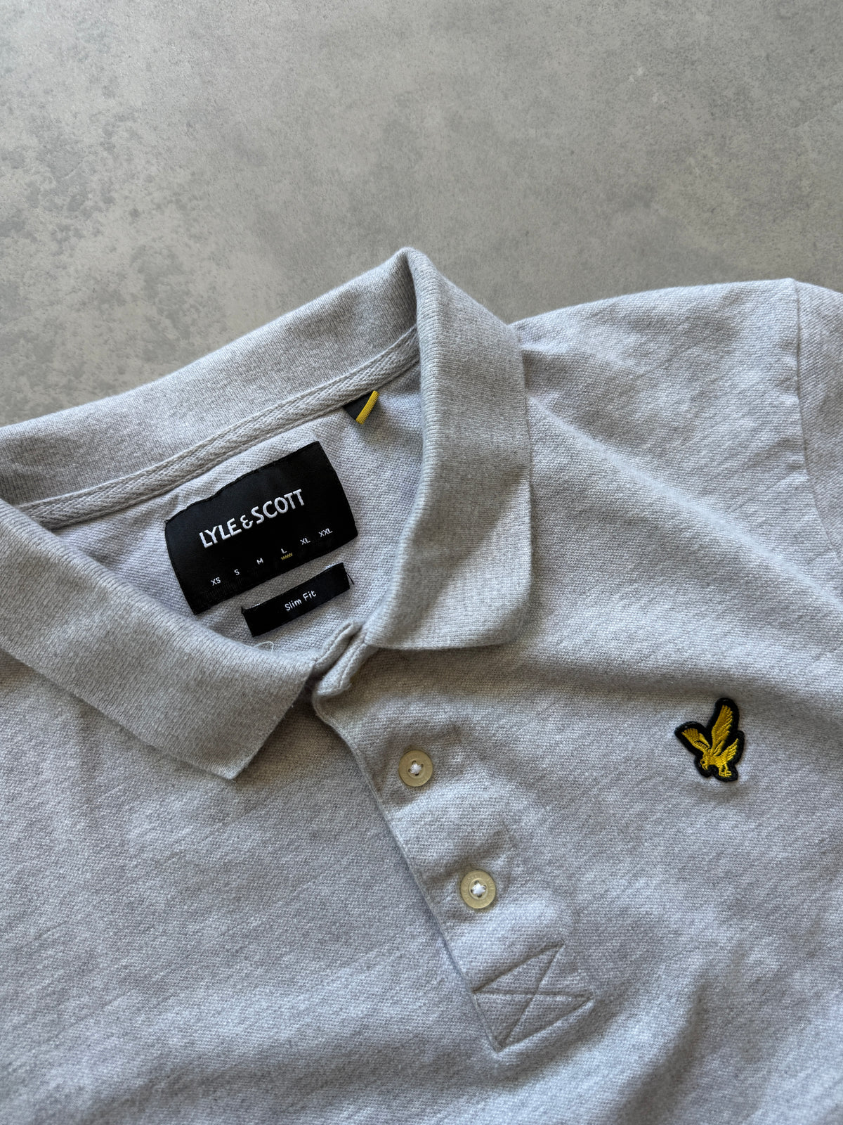 Lyle & Scott muška siva polo majica (M)