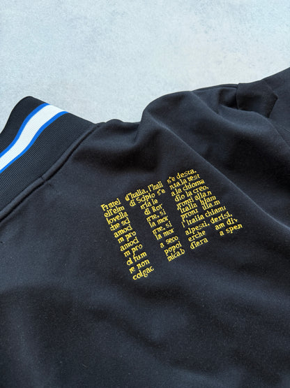 Kappa x Italia vintage muška crna dukserica (L)