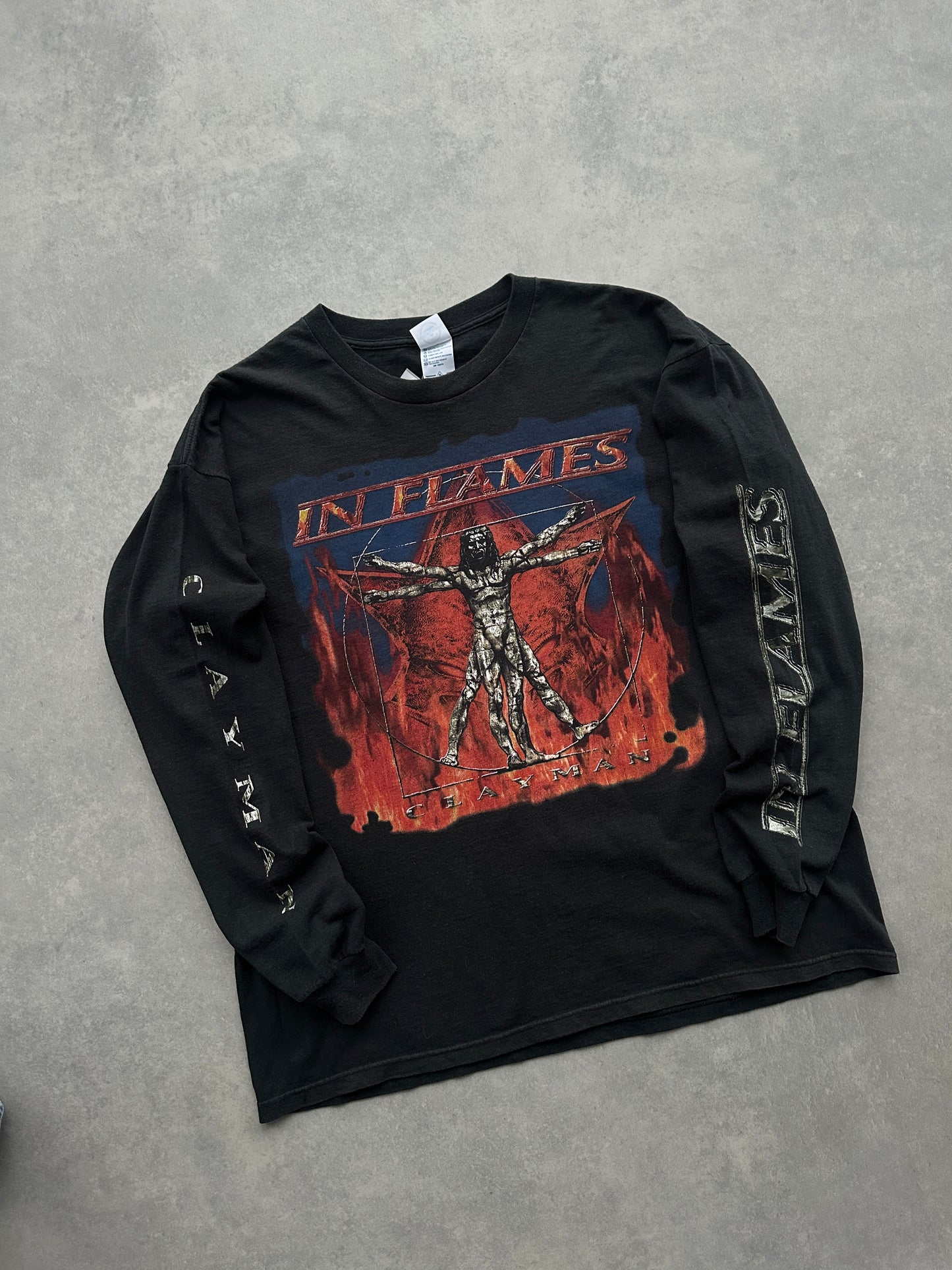In Flames Clayman vintage 90s muška majica (XL)