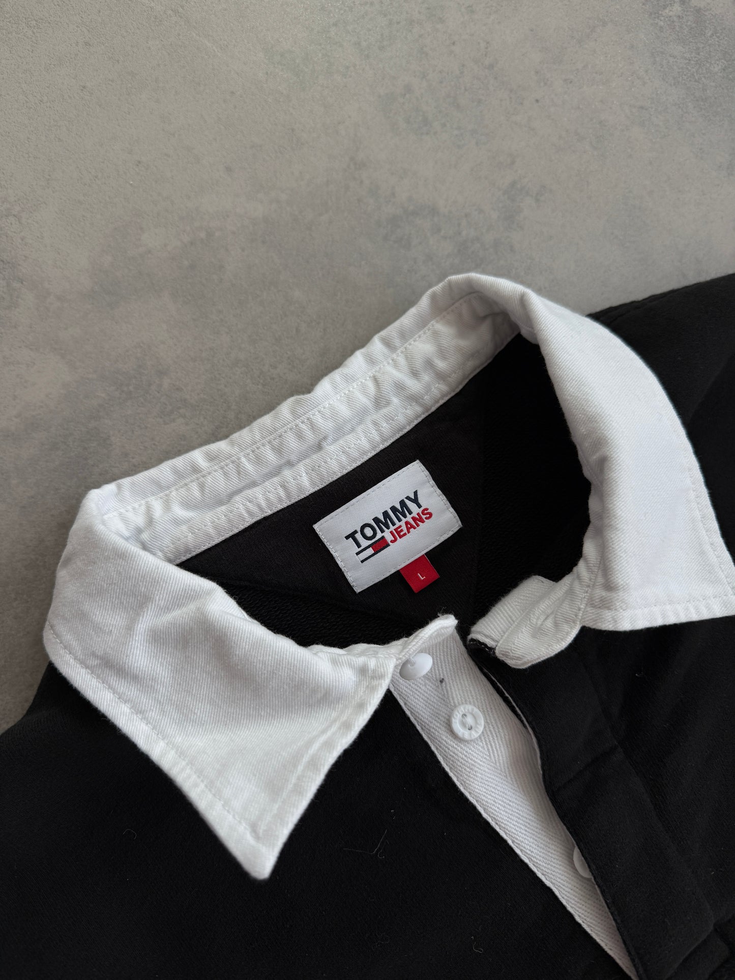 Tommy Jeans ženska crna polo dukserica (L)