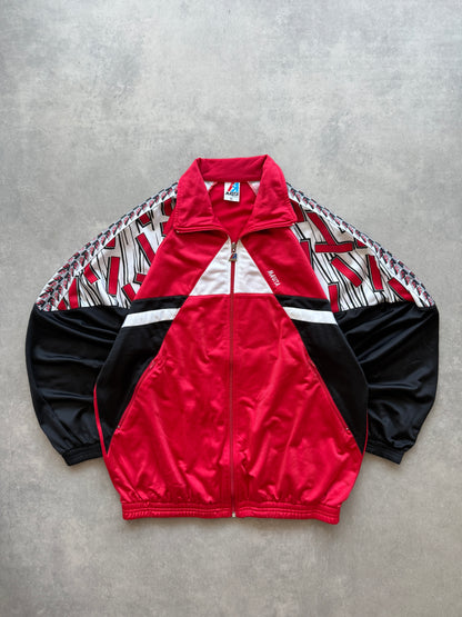 Masita vintage muška crvena zip dukserica (XL)