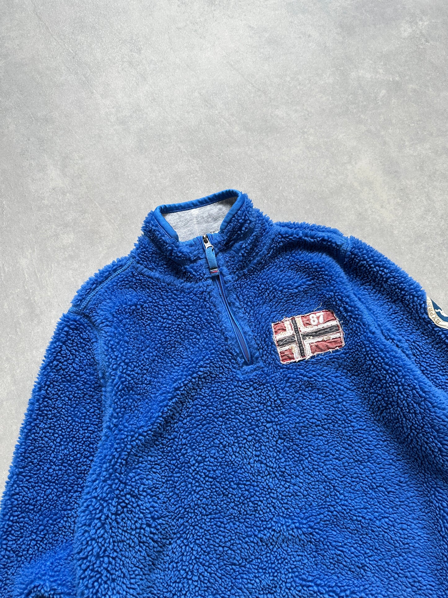 Napapijri muška 1/4 zip fleece dukserica (M)