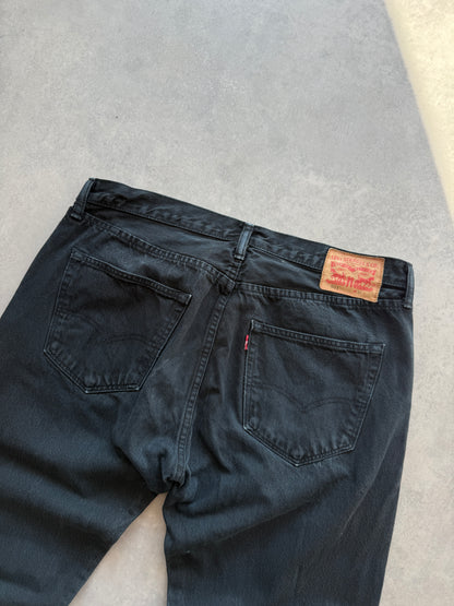 Levis 501 muške crne farmerke (36x34)