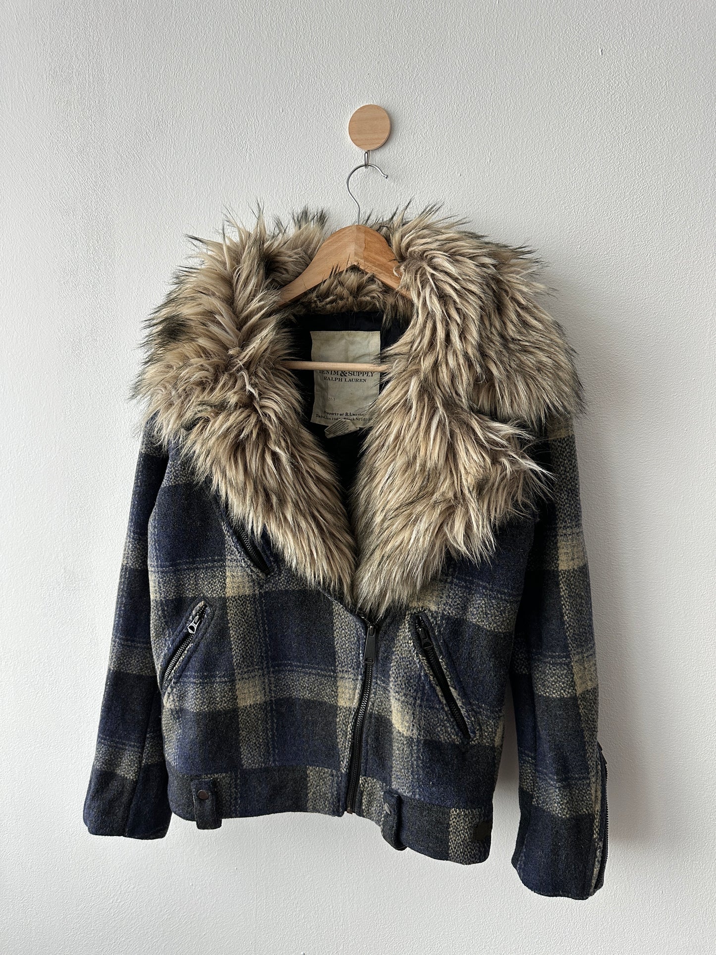 Denim & Supply Ralph Lauren ženski kratki vuneni kaput (S)