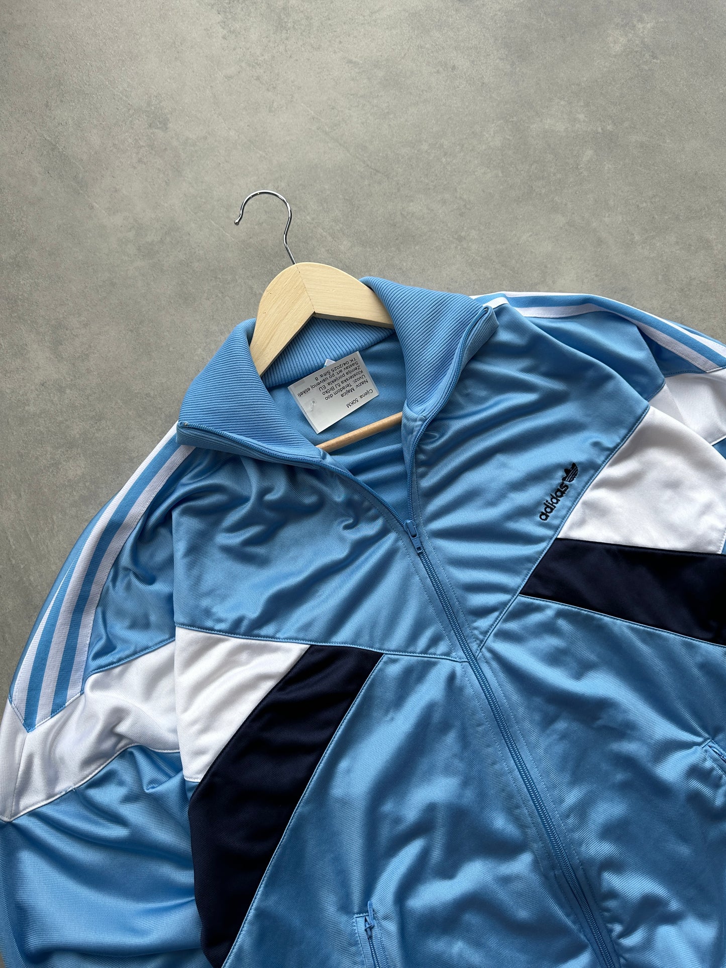 Adidas vintage 80s muška plava dukserica (L)