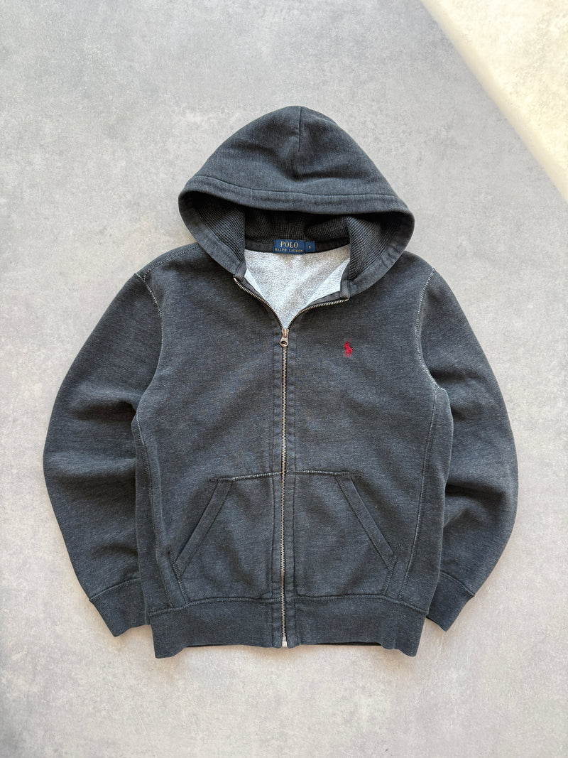 Polo by Ralph Lauren siva zip heavy cotton dukserica (S)