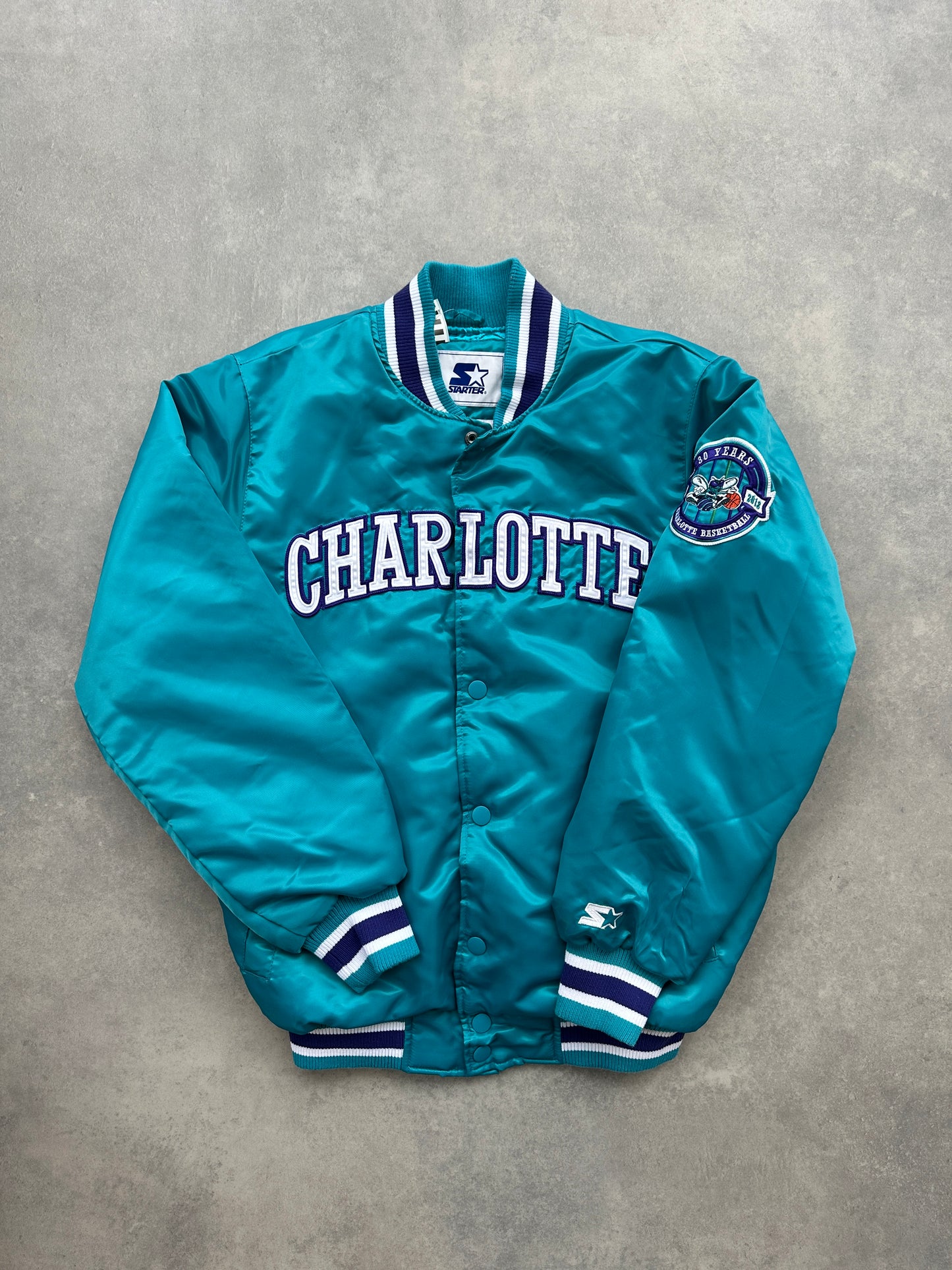 Starter Charlotte Hornets vintage muška bomber jakna (L)