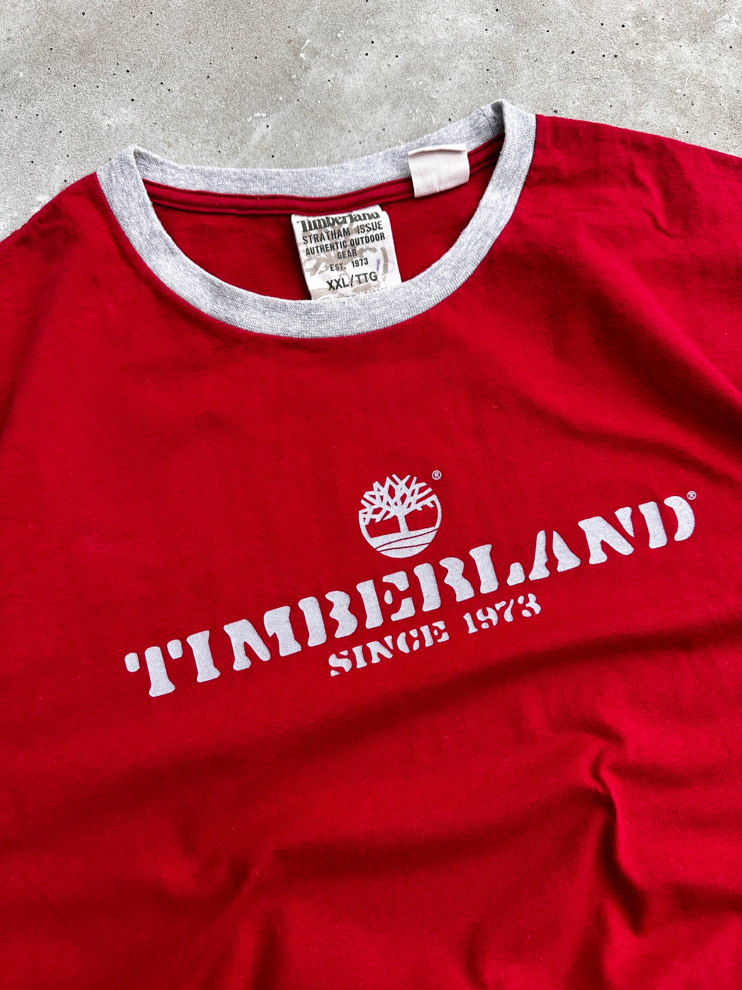 Timberland 2000s muška crvena majica (XXL)