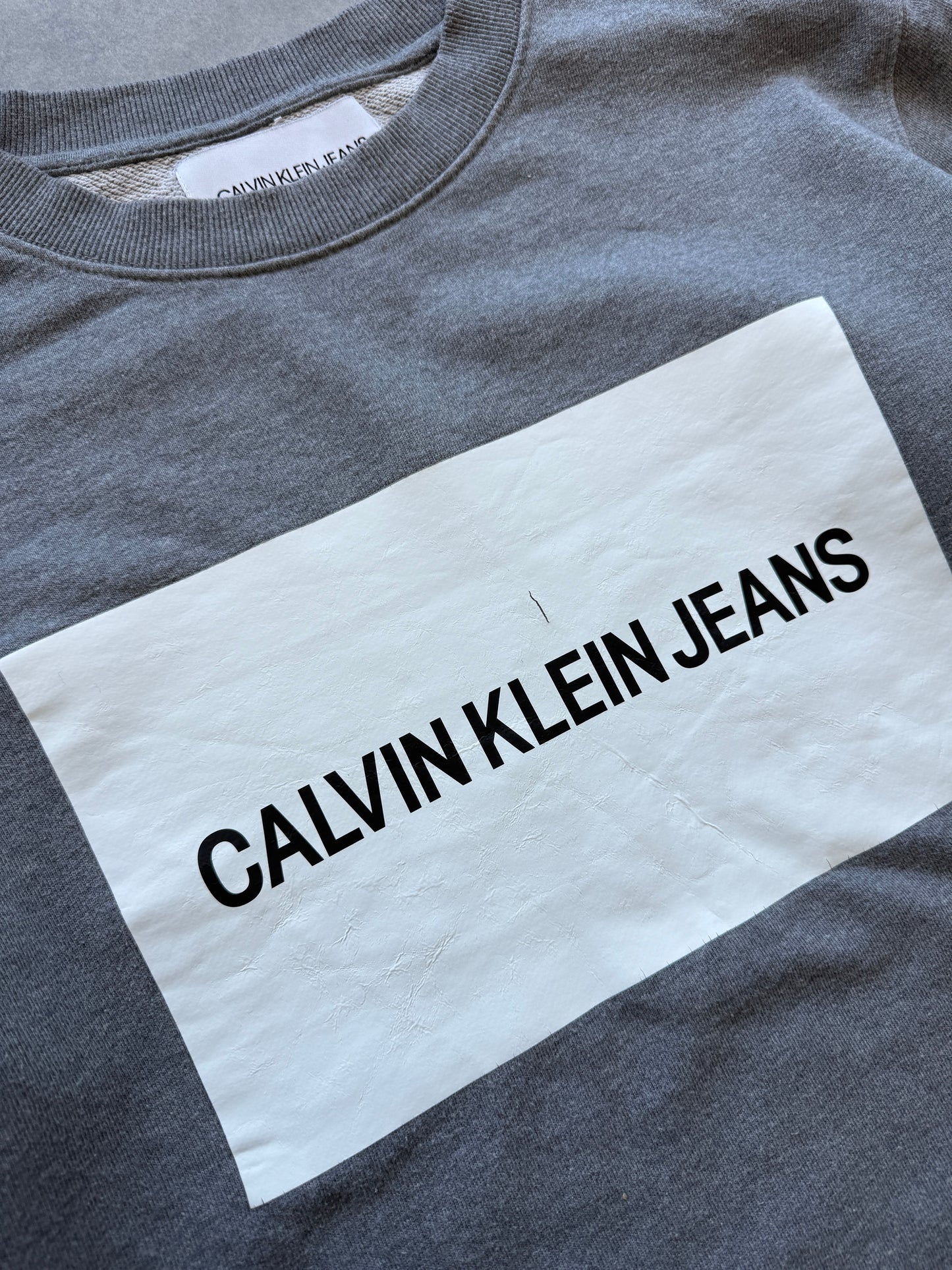 Calvin Klein Jeans muška siva dukserica (XL)