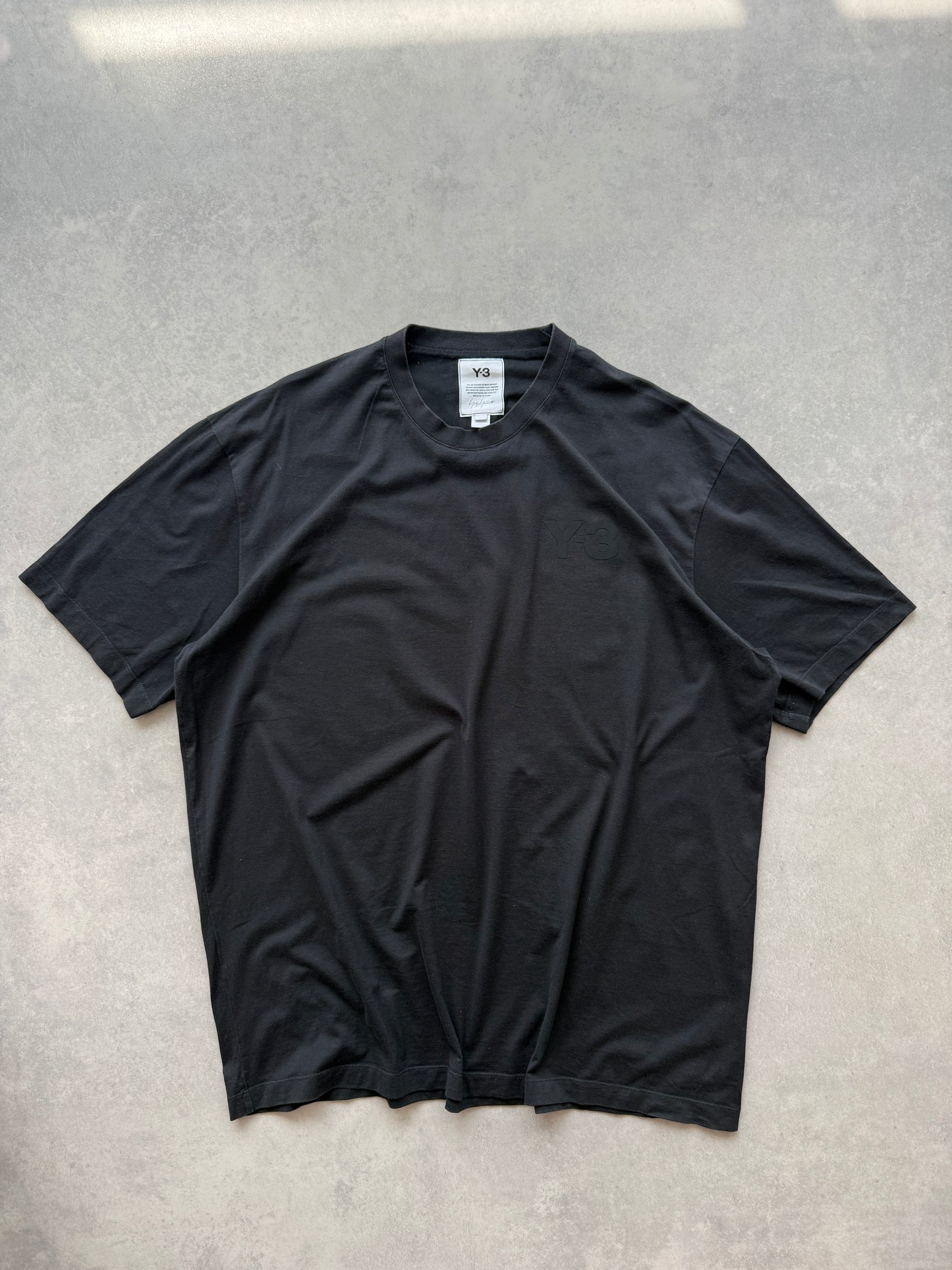 Y-3 Yohji Yamamoto muška crna majica (XXL)