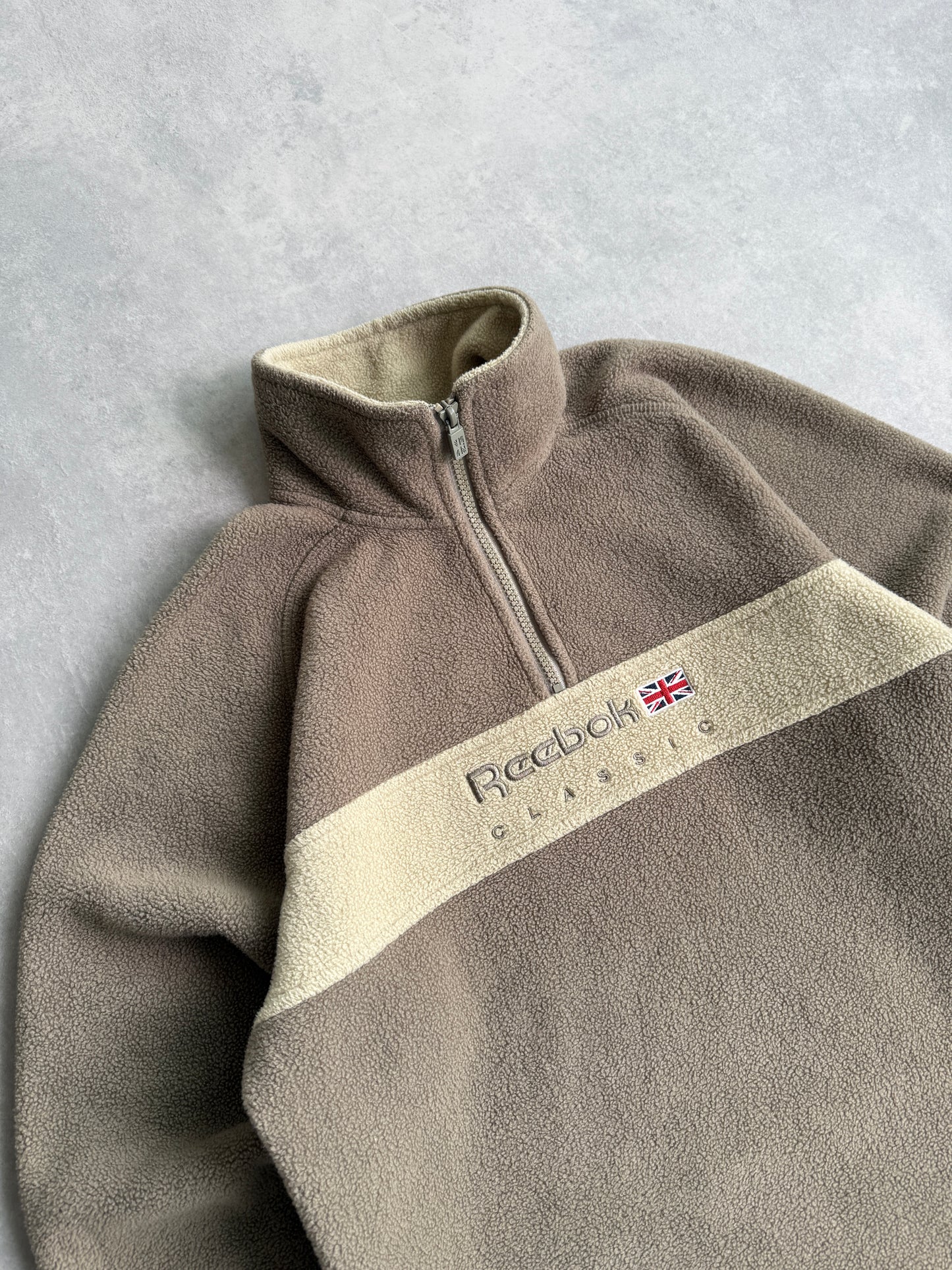 Reebok vintage 1/4 zip muška fleece dukserica (XS)