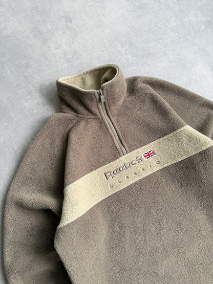 Reebok vintage 1/4 zip muška fleece dukserica (XS)