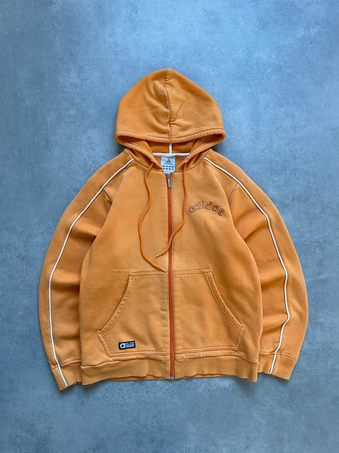 Adidas 2000s muška narandzasta dukserica (XS)