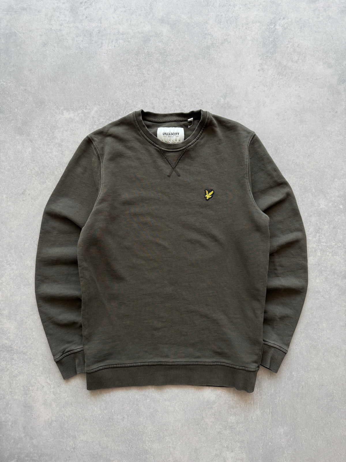 Lyle & Scott muška basic zelena dukserica (S)