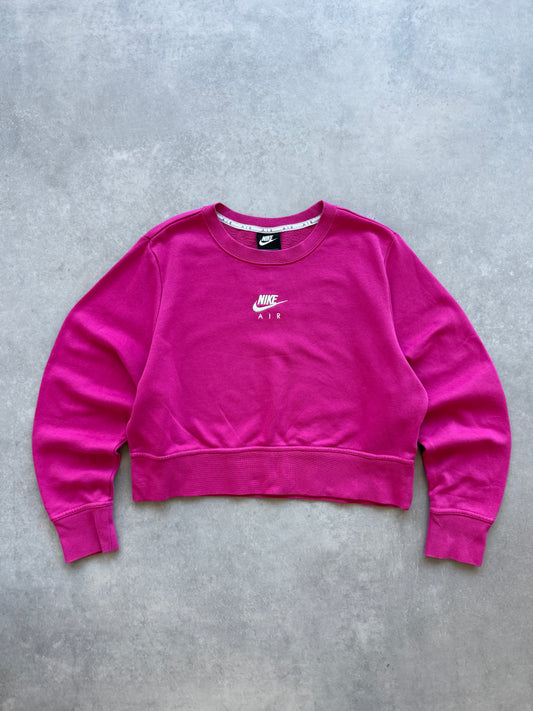 Nike Air ženska roza crop dukserica (XL)