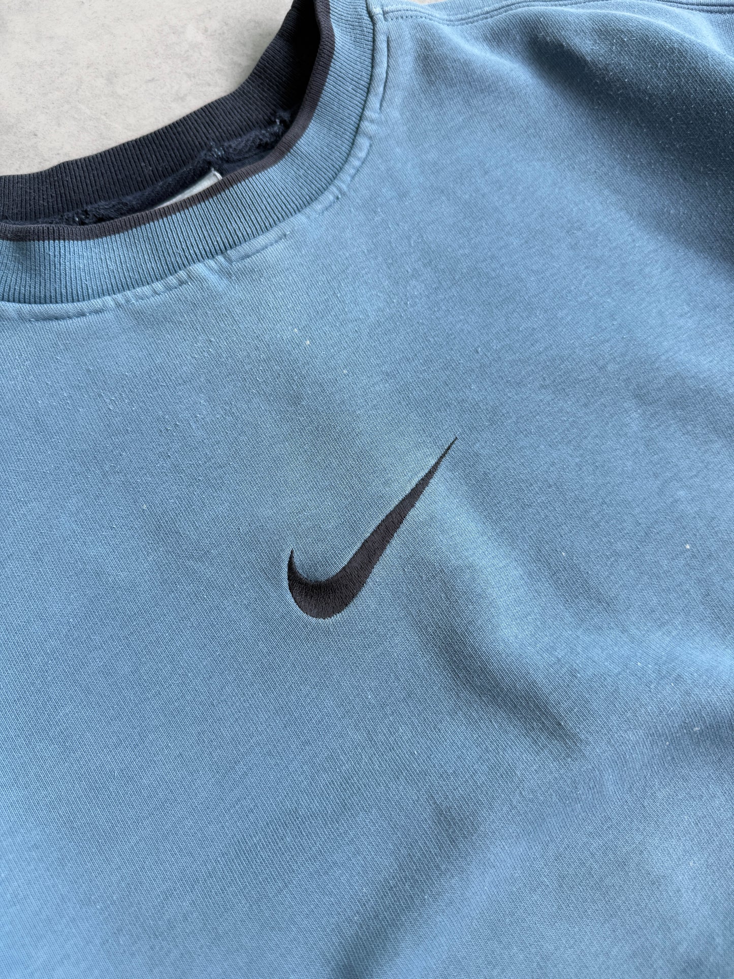 Nike vintage 90s muška plava dukserica (XXL)
