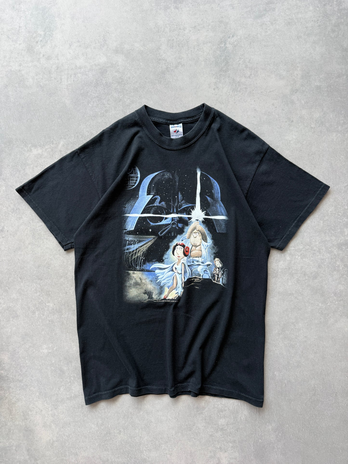 Family Guy x Star Wars muška vintage majica (L)