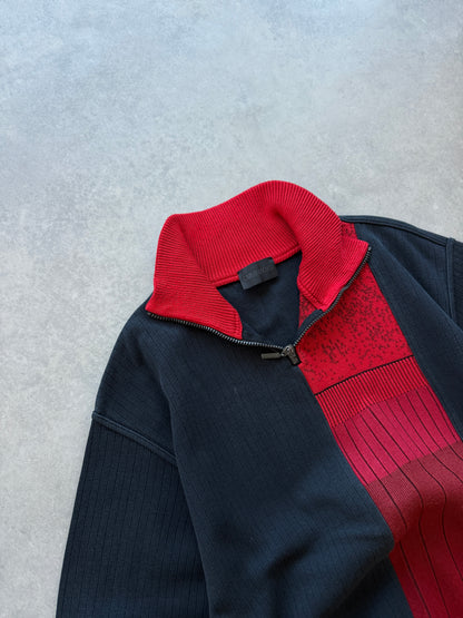 Carlo Colucci retro muški 1/4 zip džemper (L)