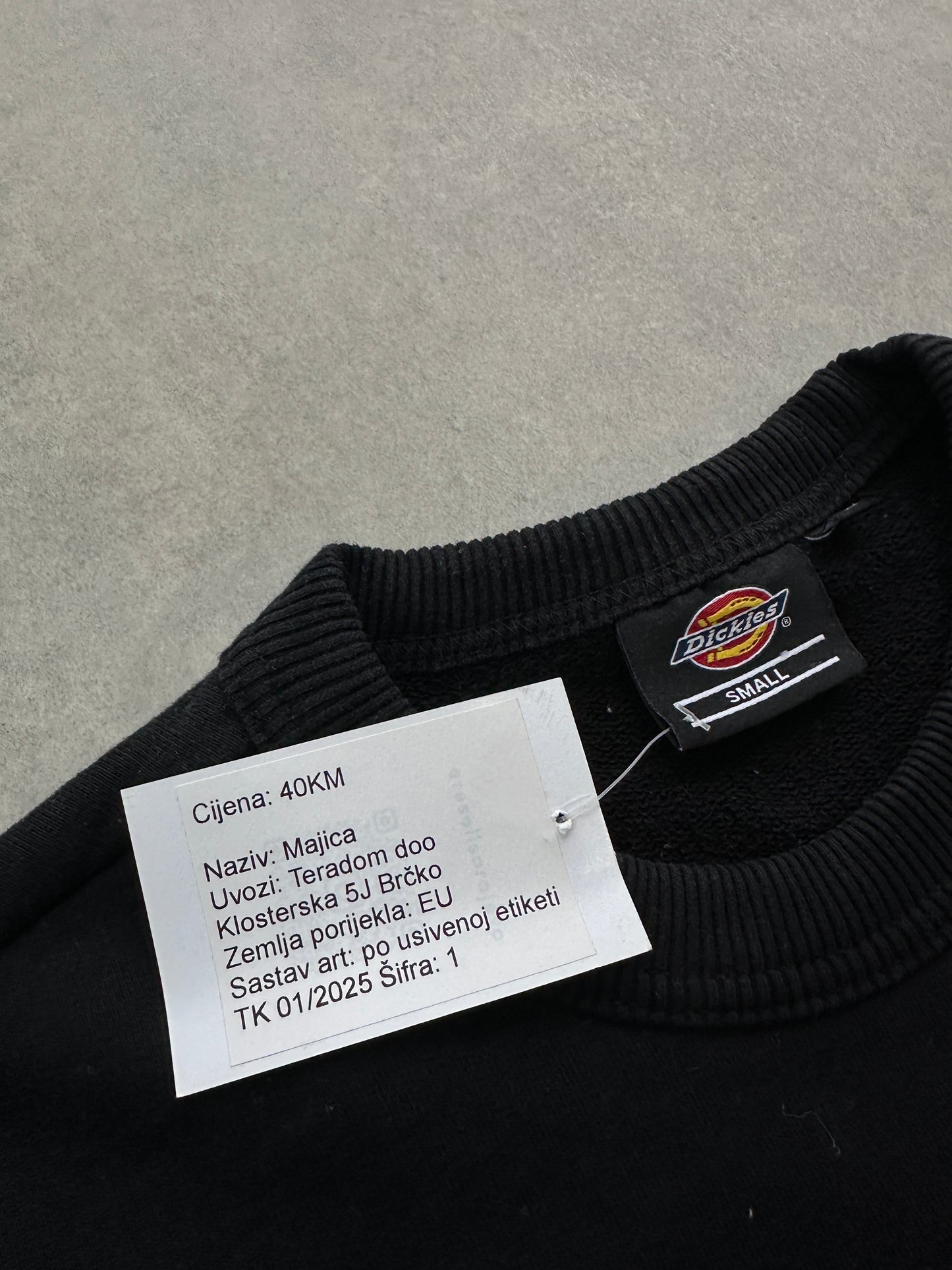 Dickies muška crna dukserica (S)