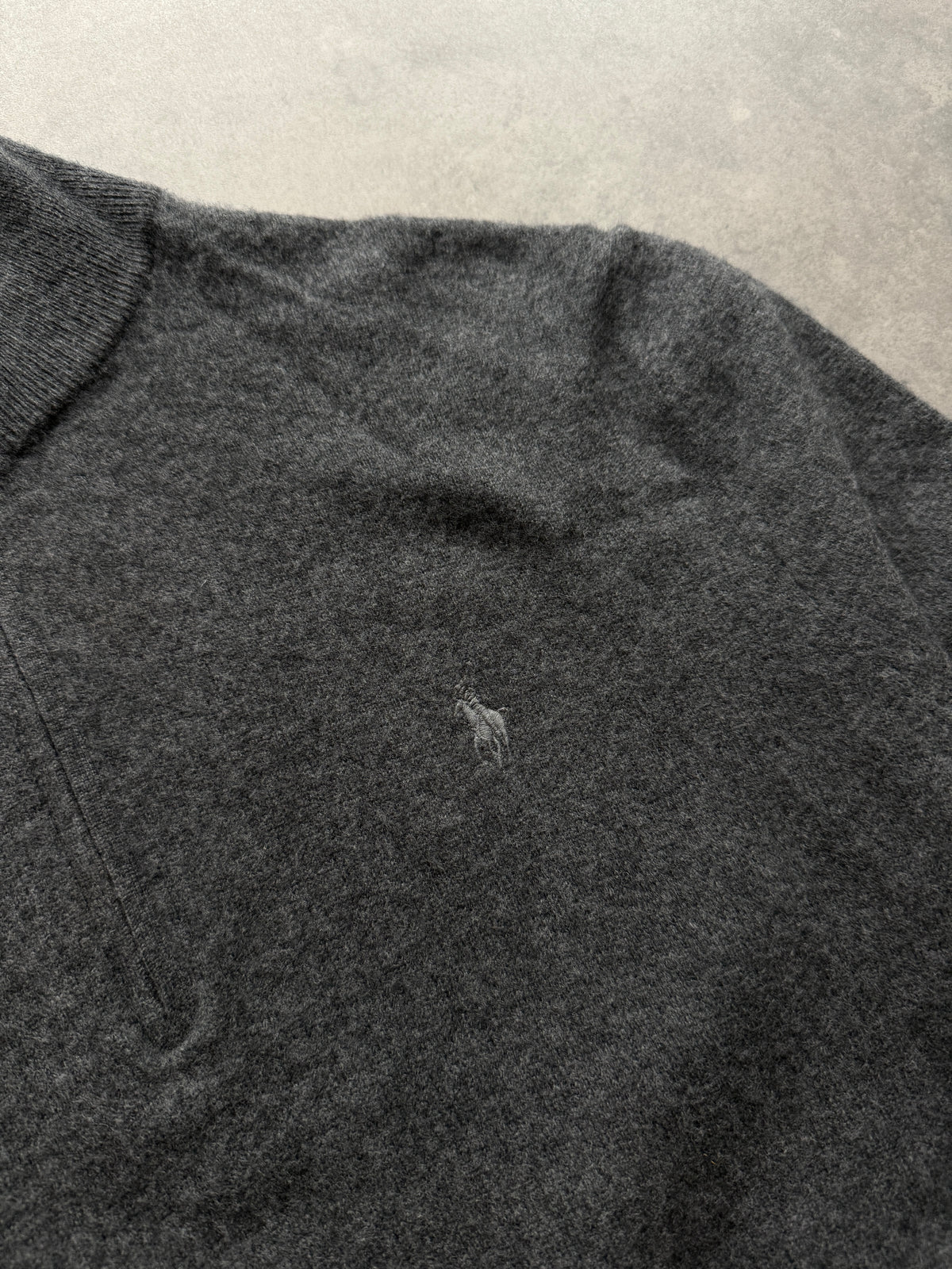 Polo by Ralph Lauren 1/4 zip muški vuneni džemper (M)