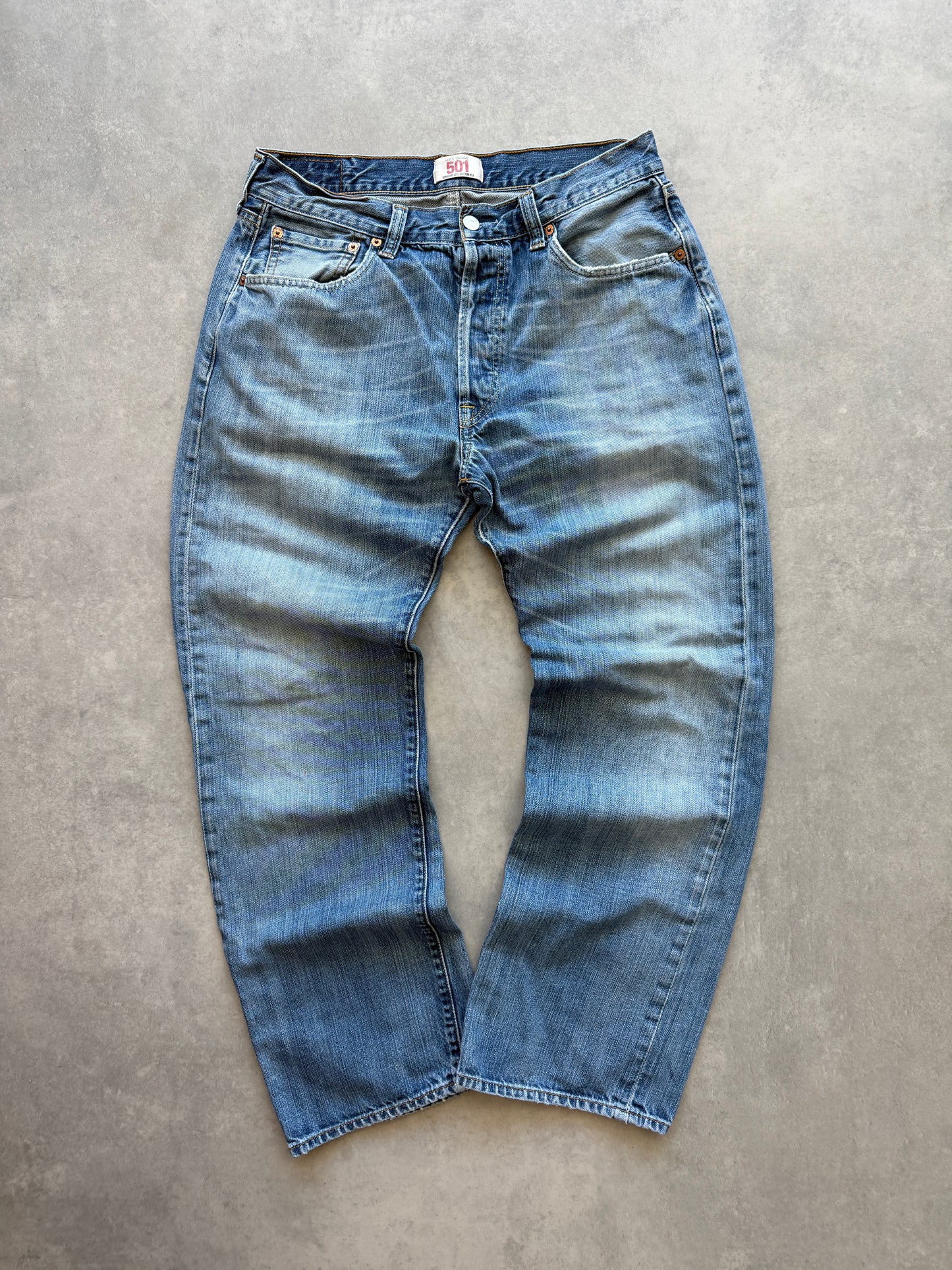 Levis 501 muške plave farmerke (34x30)