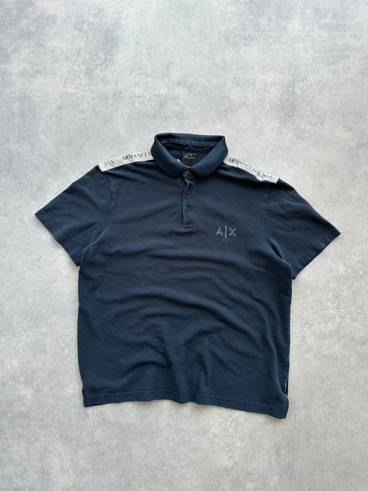 Armani Exchange muška crna polo majica (M)
