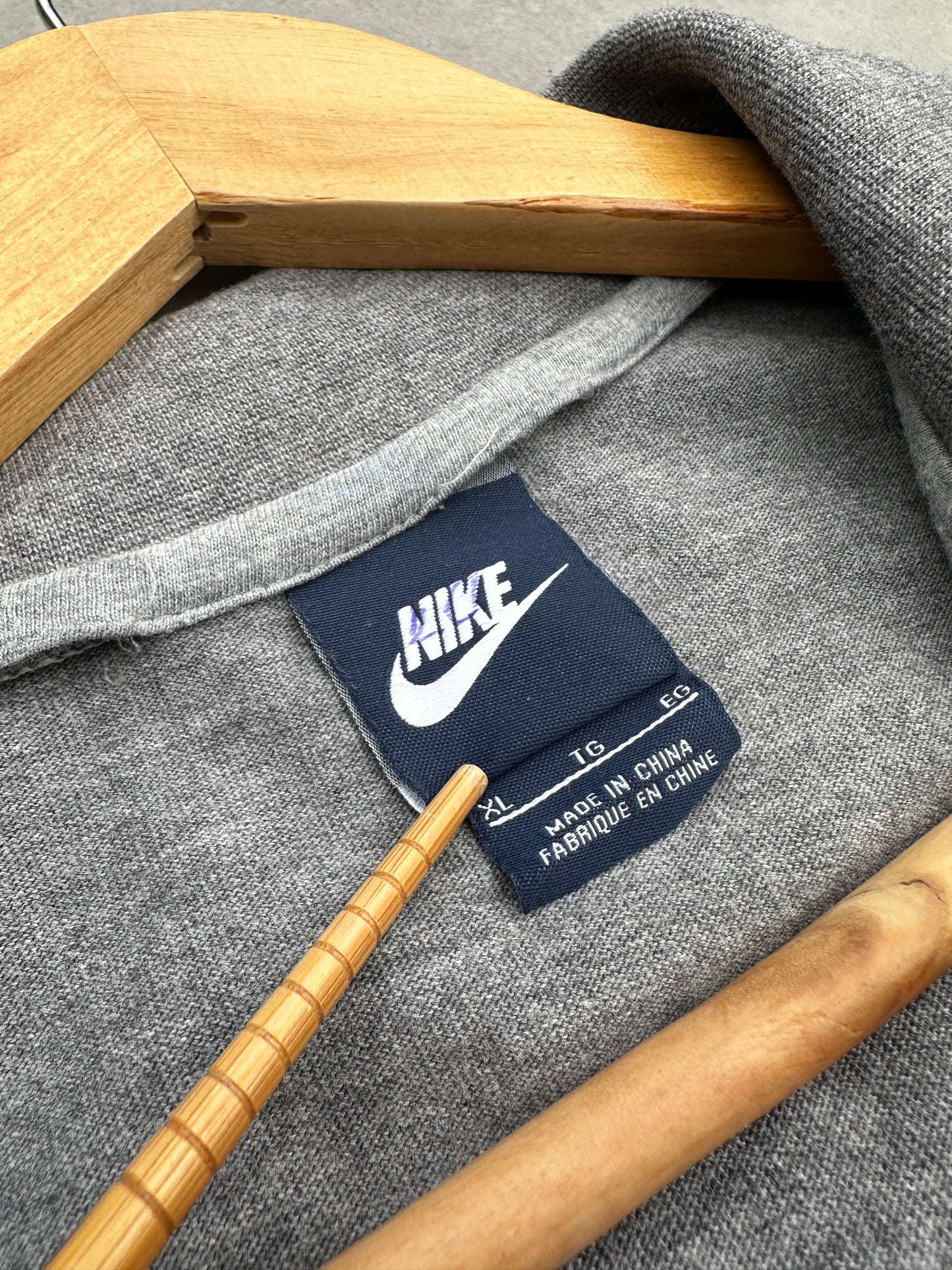 Nike muška siva basic zip up dukserica (XL)