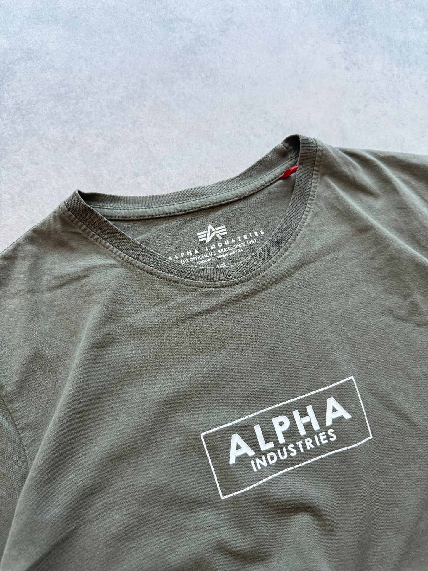 Alpha Industries muška zelena majica (S)