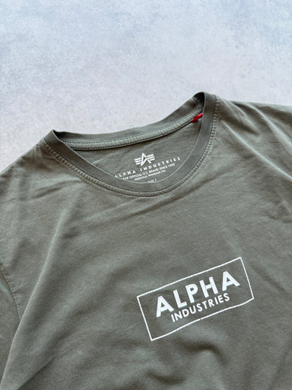 Alpha Industries muška zelena majica (S)