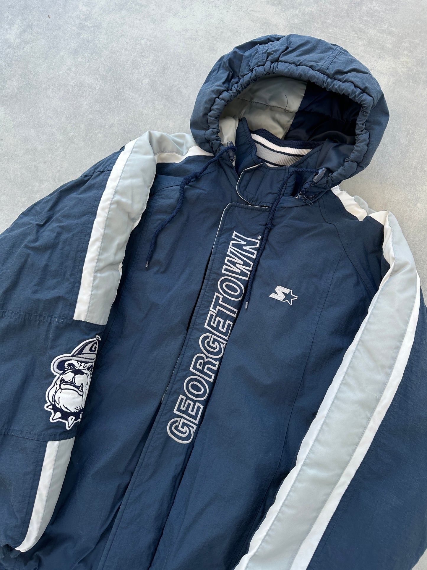 Starter x Georgetown Hooyas muska vintage jakna (XL)