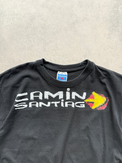 Camin Santiag retro muška crna majica (L)