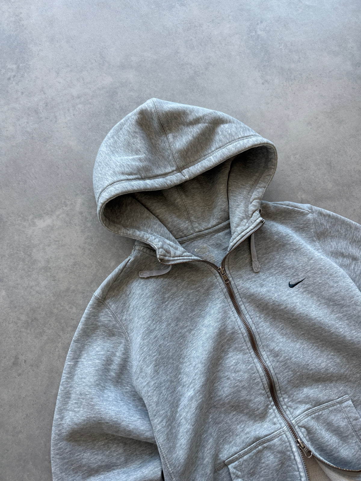 Nike 2000s retro ženska siva zip dukserica (L)