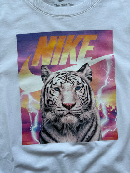 Nike muška bijela tiger majica (XL)