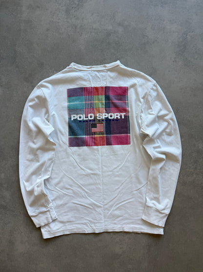 Polo Sport Ralph Lauren muška vintage bijela majica (S)