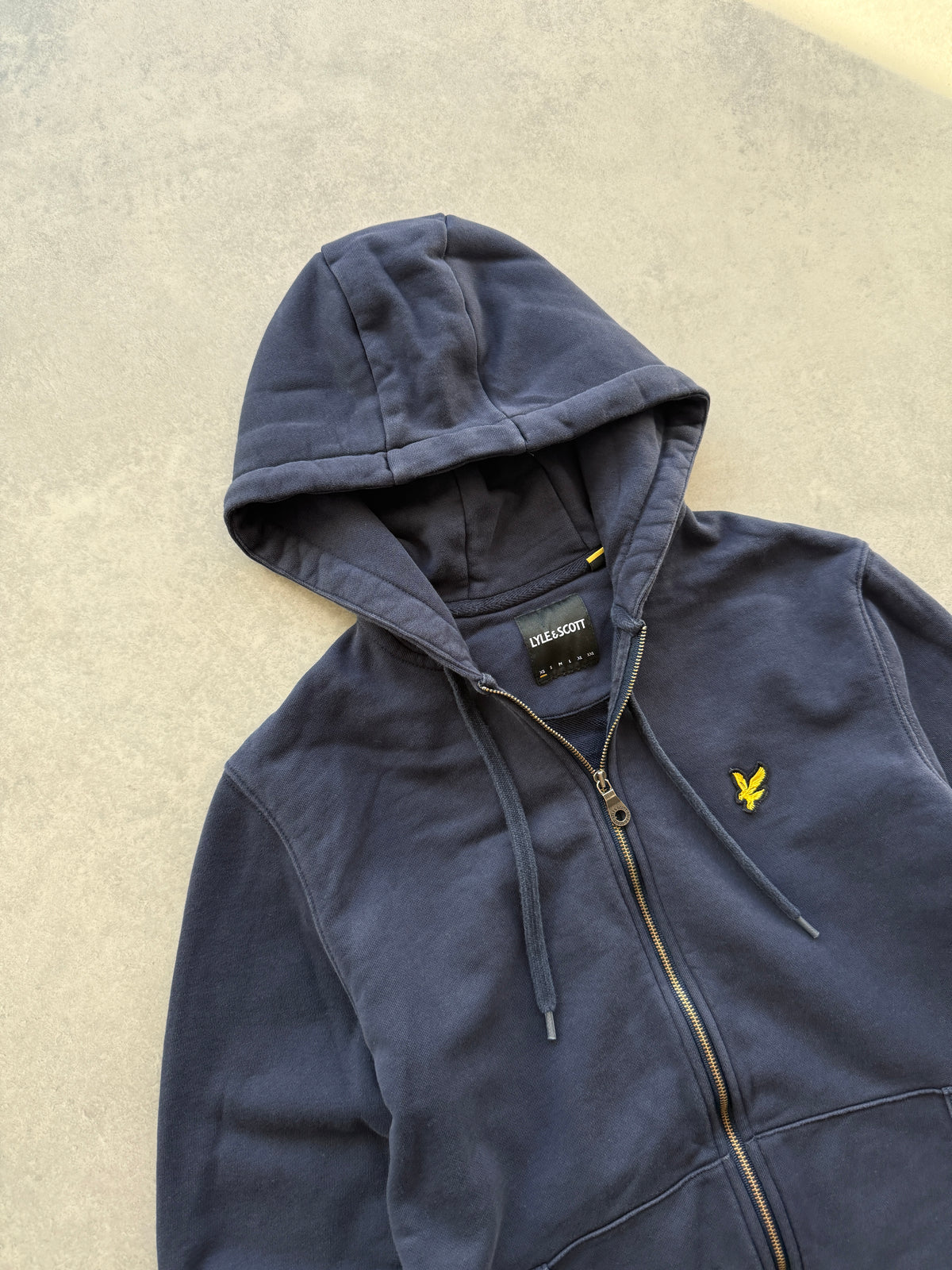 Lyle & Scott muška navy plava zip dukserica (XS)