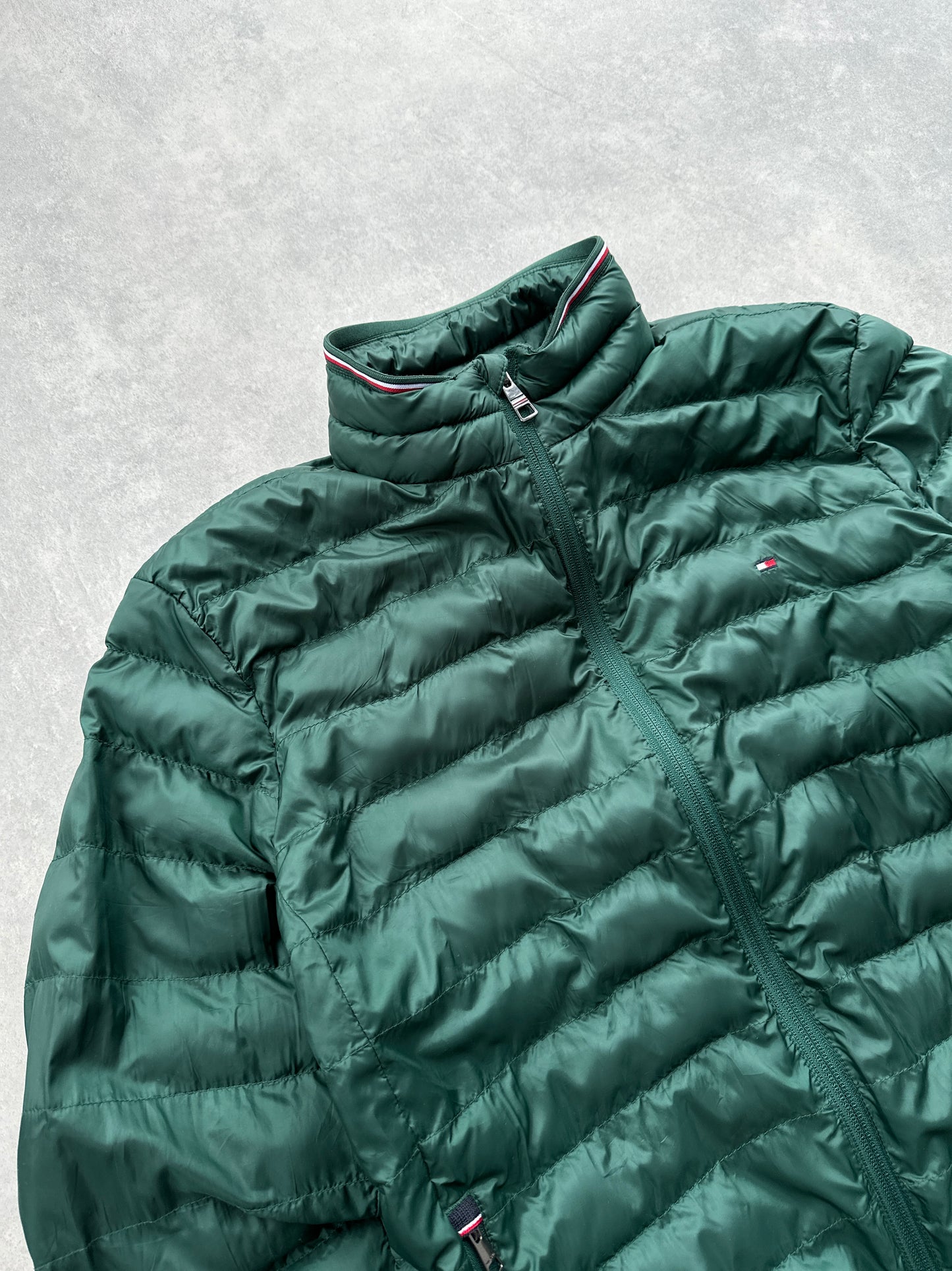 Tommy Hilfiger muška zelena puffer jakna (S)