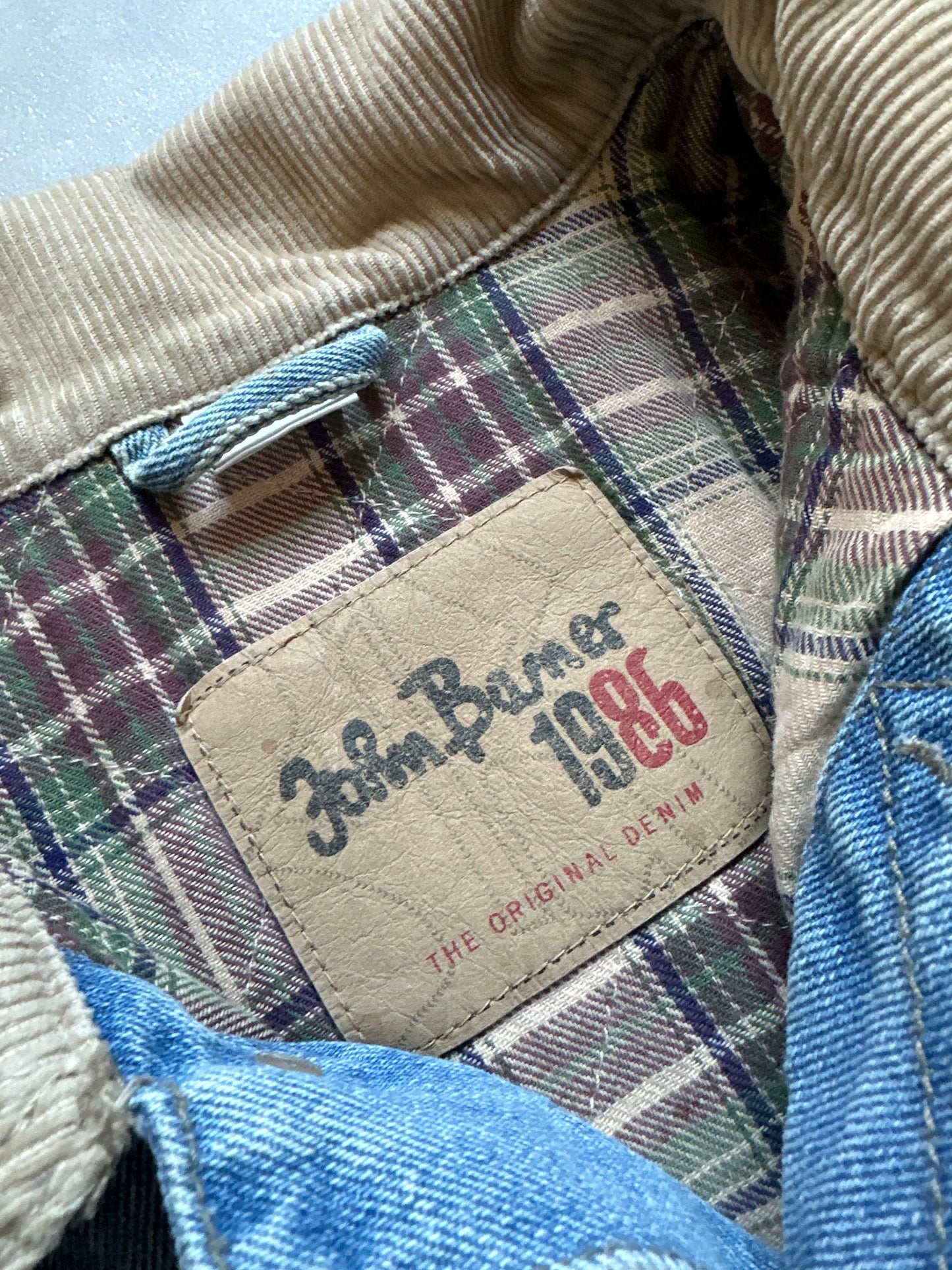 John Baner retro muška teksas jakna (L)