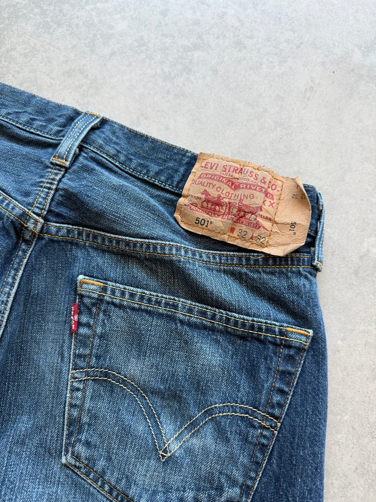 Levis 501 muške plave farmerke (32x32)