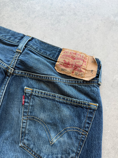 Levis 501 muške plave farmerke (32x32)