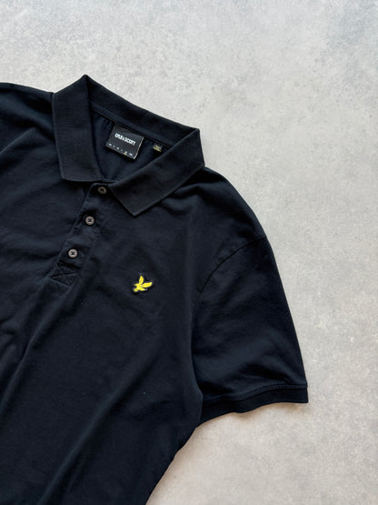 Lyle & Scott muška crna polo majica (XL)