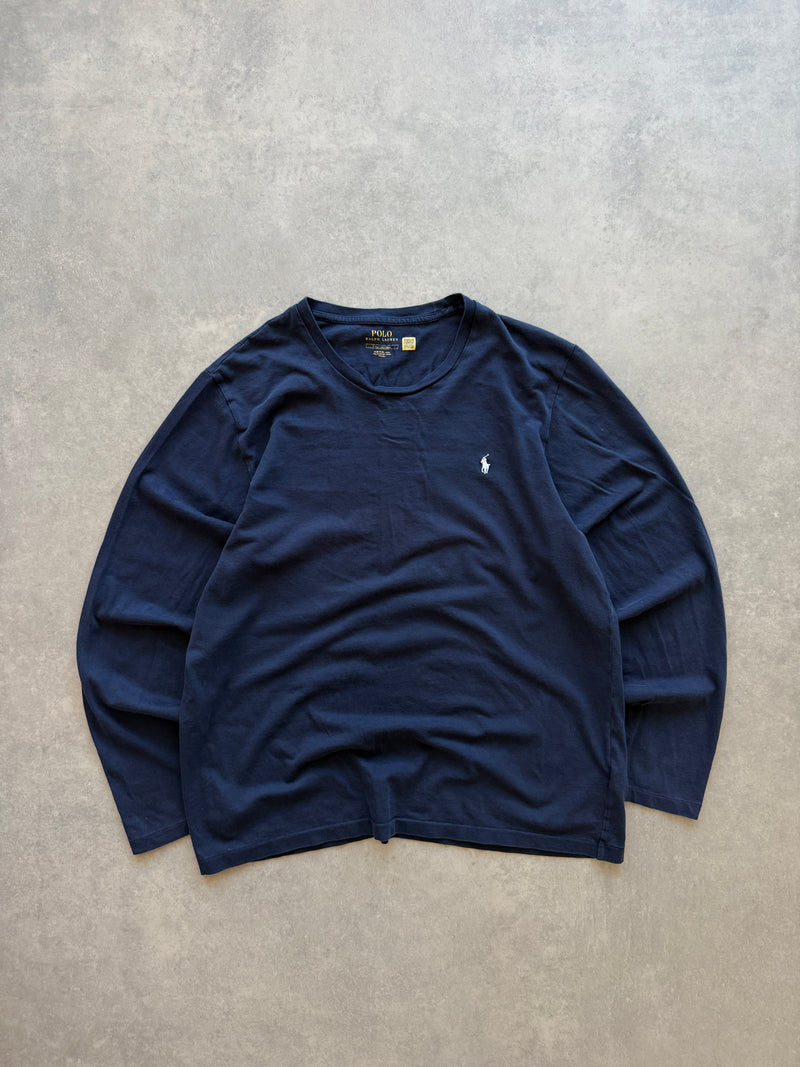 Polo by Ralph Lauren muška basic navy plava majica (L)