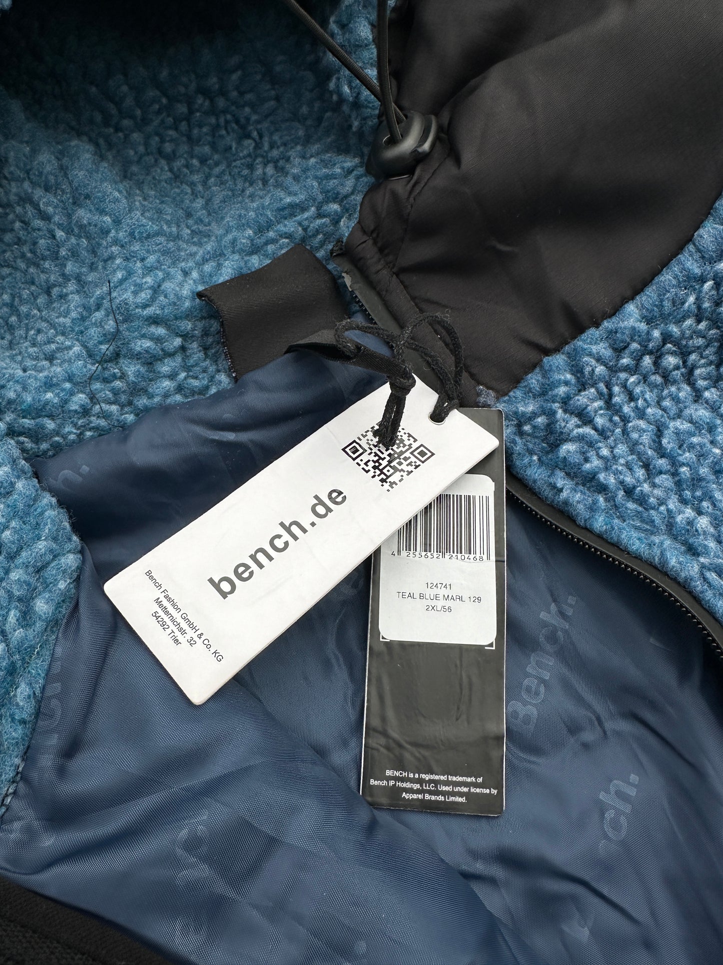 Bench muška full zip fleece jakna (XXL)