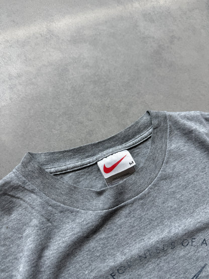 Nike vintage 90s muška siva majica (M)