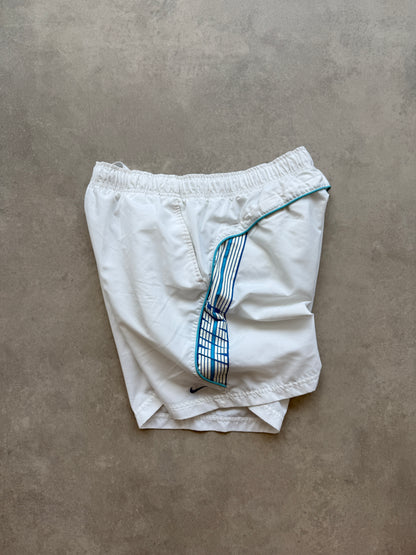 Nike 2000s muški bijeli šorc za kupanje (L)