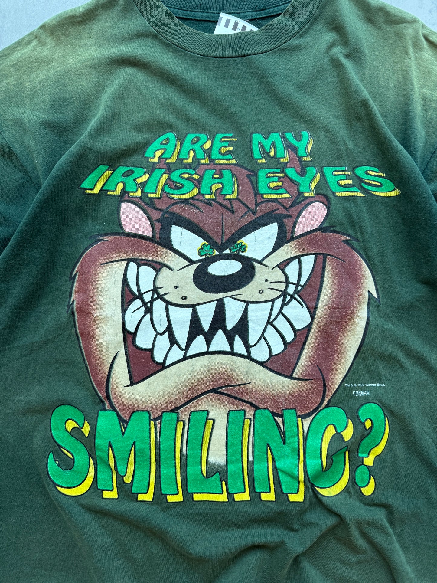 Looney Tunes vintage muška zelena majica (XL)