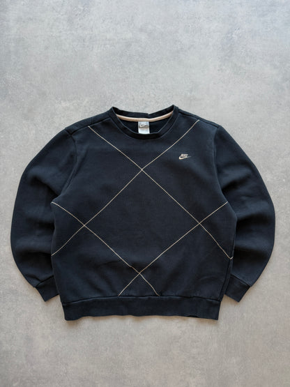 Nike 2000s muška crna dukserica (M)