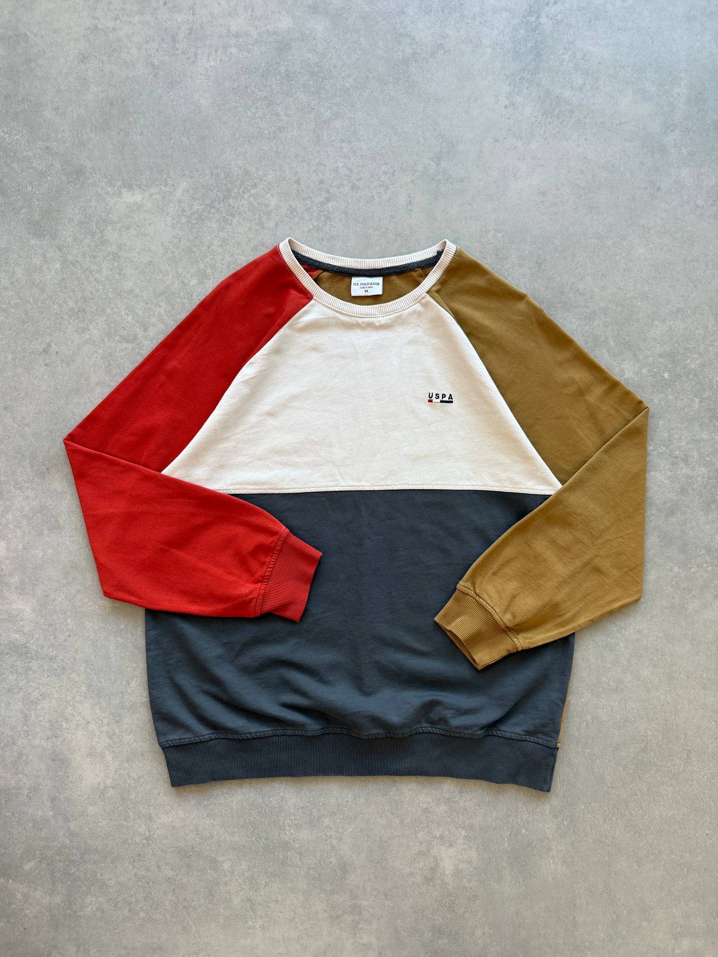 USPA muška color block dukserica (M)