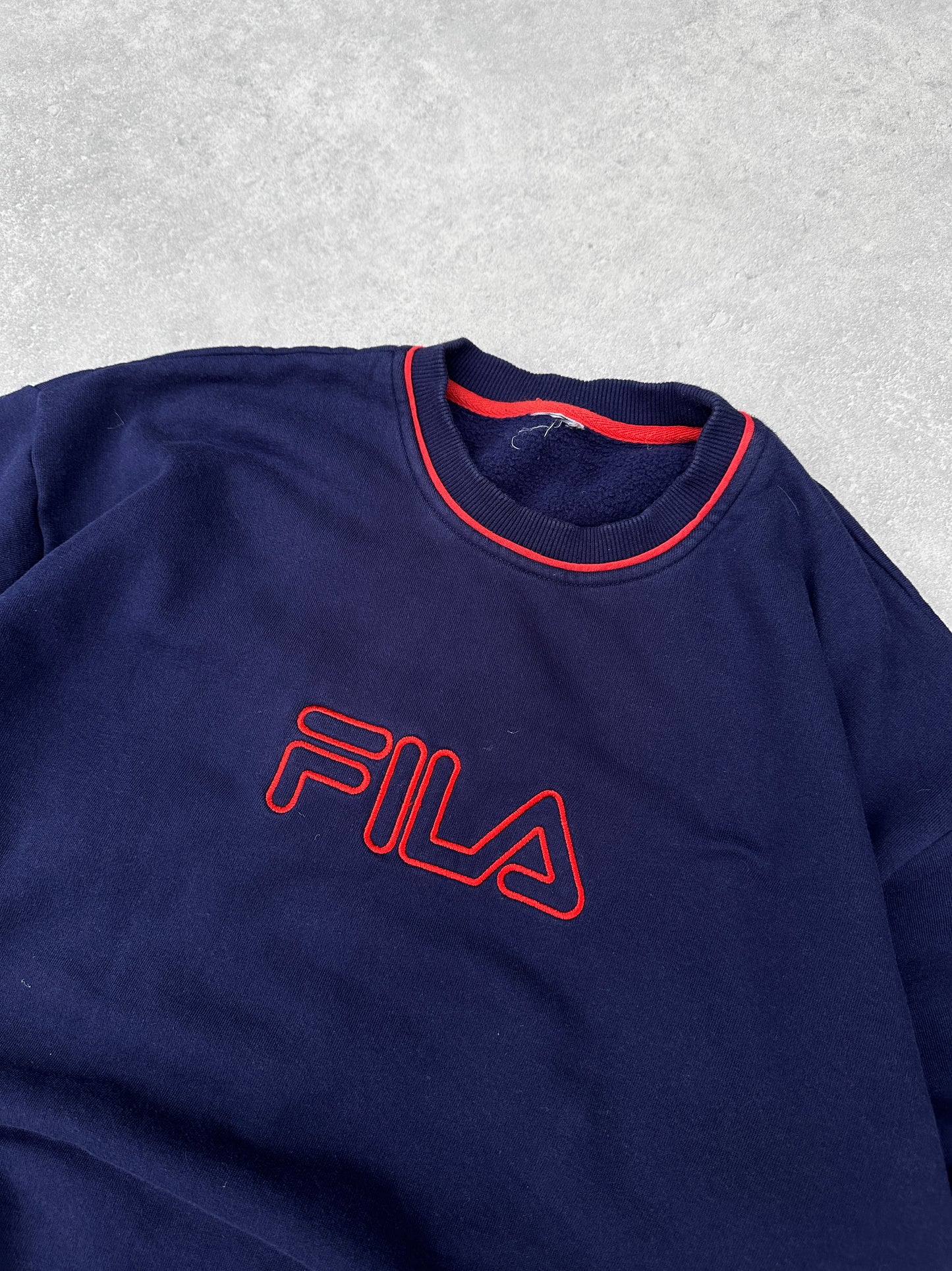 Fila basic navy blue muška dukserica (XL)